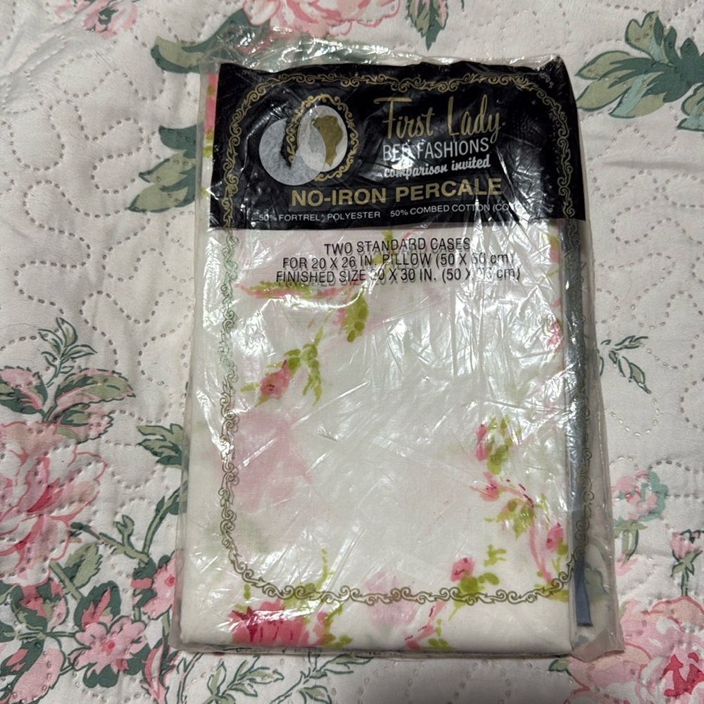 Vintage pillow case